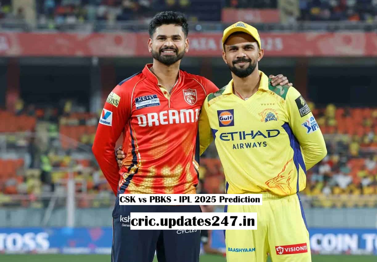 IPL 2025 CSK vs PBKS Dream11 Team Prediction with Pitch Report